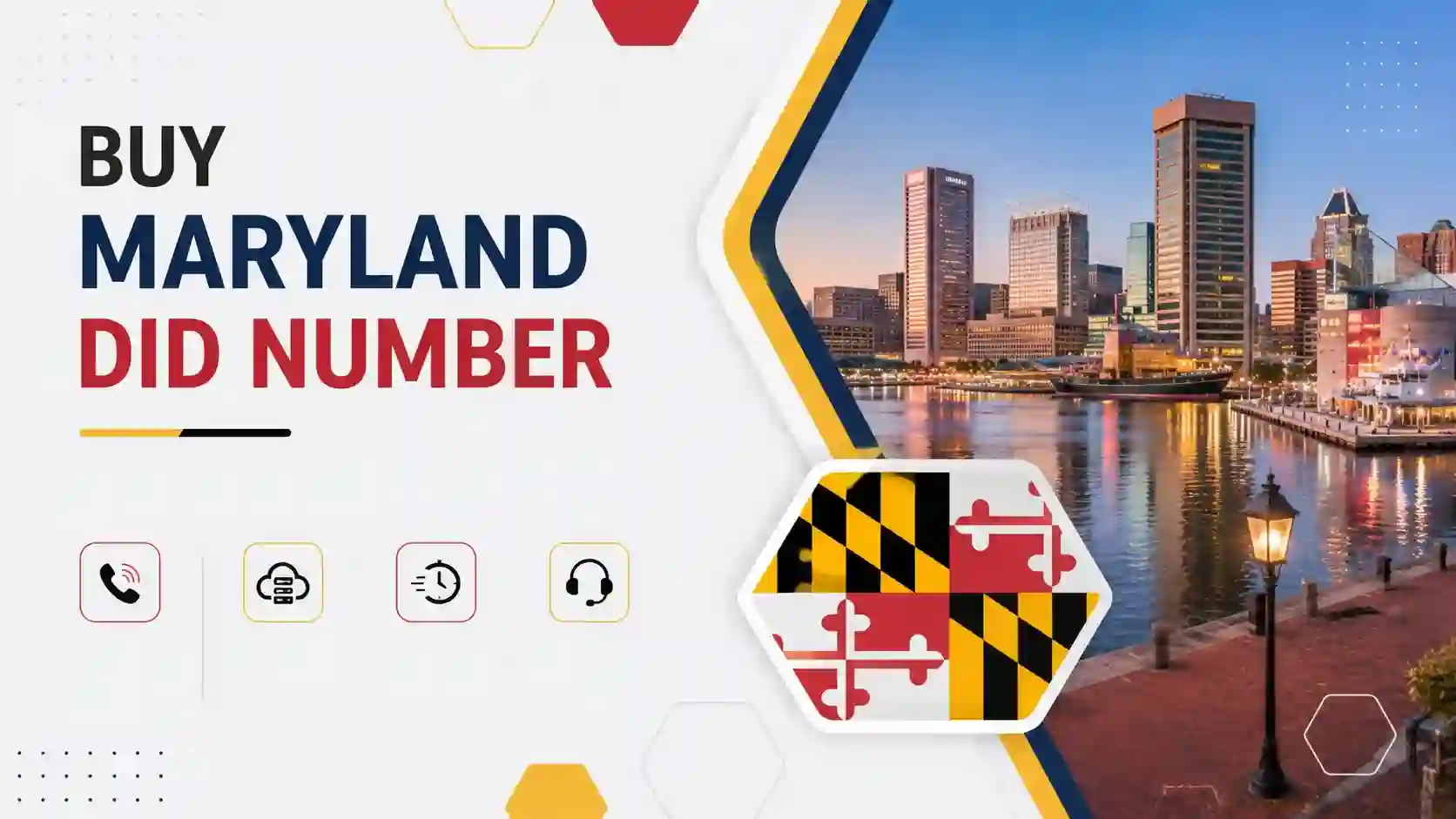 Buy Maryland DID Number – Maryland SIP Trunk Provider